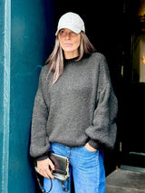 Arlo Wide Sleeve knit - Black