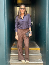 Sable Suede Effect Shirt