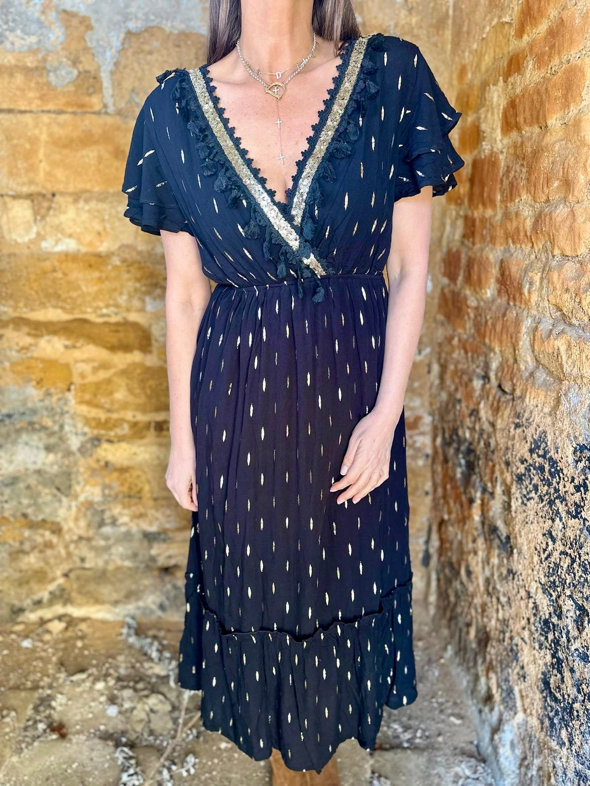 Juniper Maxi Dress - Black