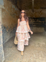 Henrietta Printed Maxi Dress - Neutral