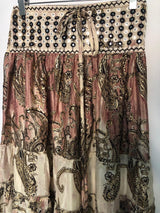 Believer Tiered Maxi Skirt Vintage Mauve