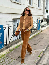 June Cord Trousers - Camel