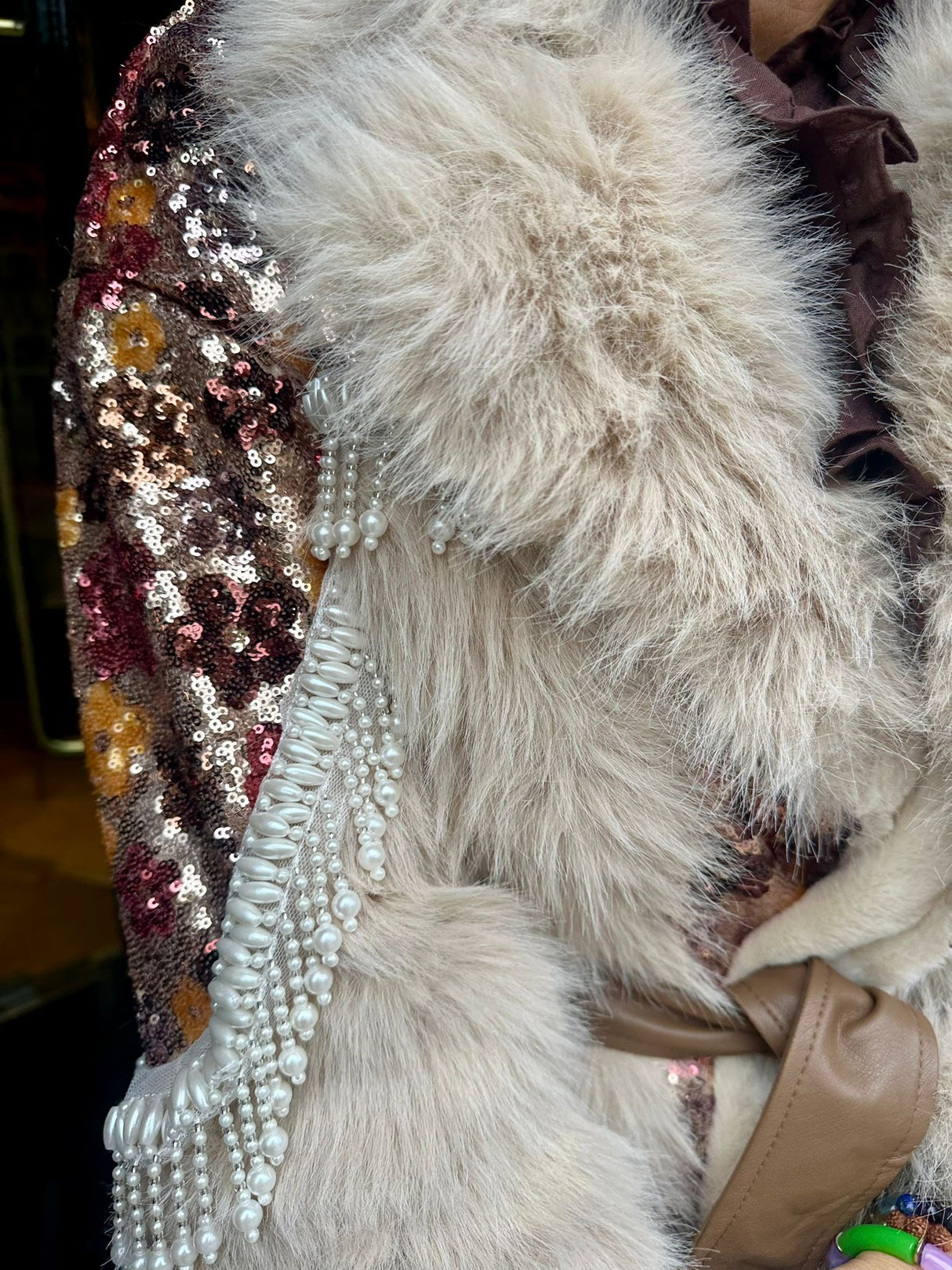 Zoey Embellished Jacket - Cream