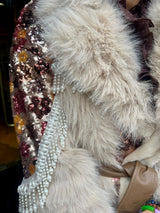 Zoey Embellished Jacket - Cream