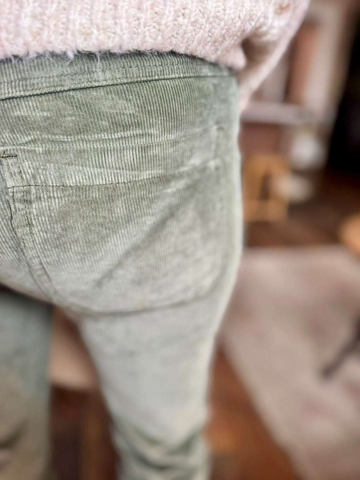 Pantalón de pana Flora - Caqui