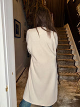 Saville Long Line Knit - Ecru