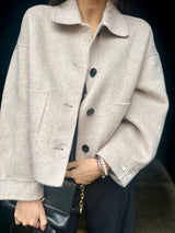 Reece Cropped Jacket - Neutral