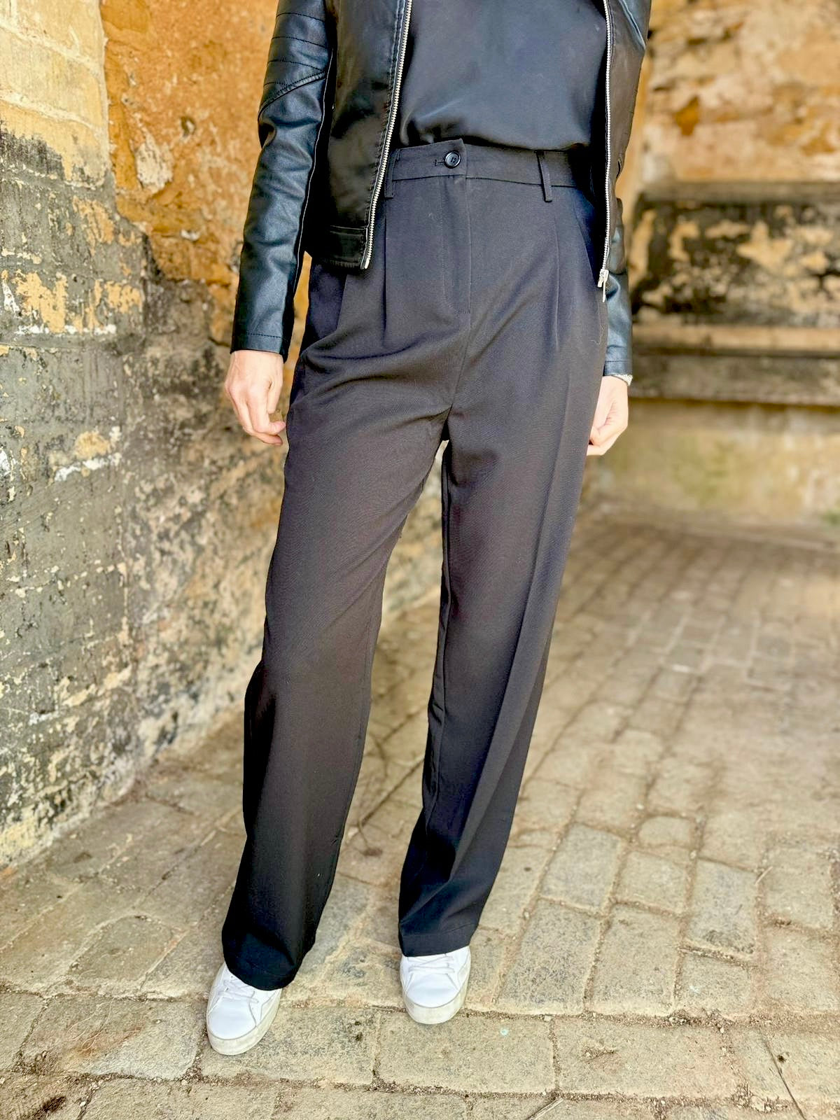 Pantalón ancho Taylor - Negro