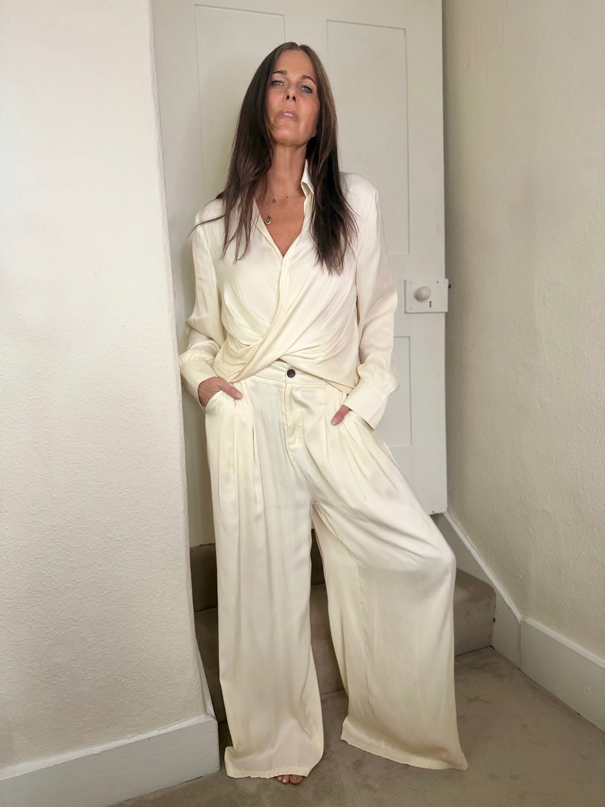 Aurora Two Piece Set - Cream