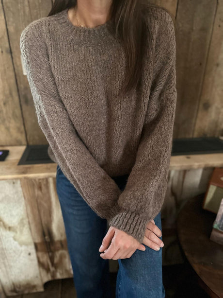 Arlo Wide Sleeve knit - Latte