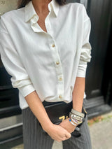Classic Cotton Shirt - Off White