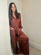 Aurora Two Piece Set - Chestnut
