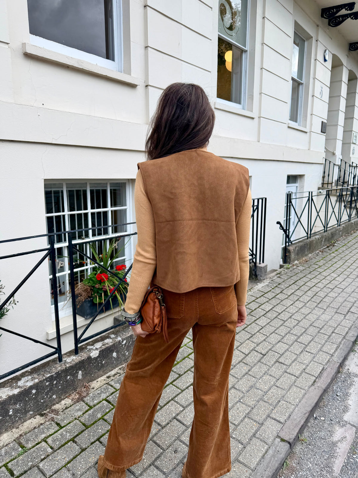 Tess Gilet - Camel