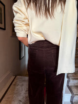 June Cord Trousers - Choc