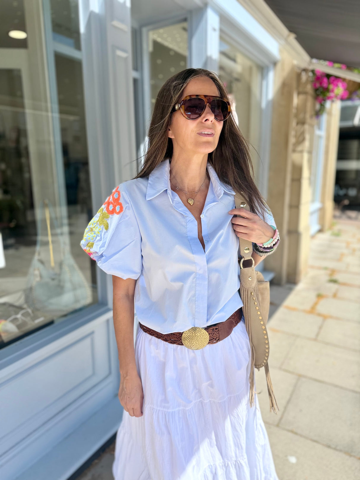 Kim Embroidered Shirt
