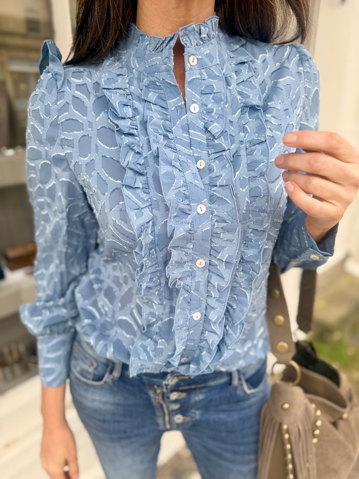 Charlotte Ruffle Blouse