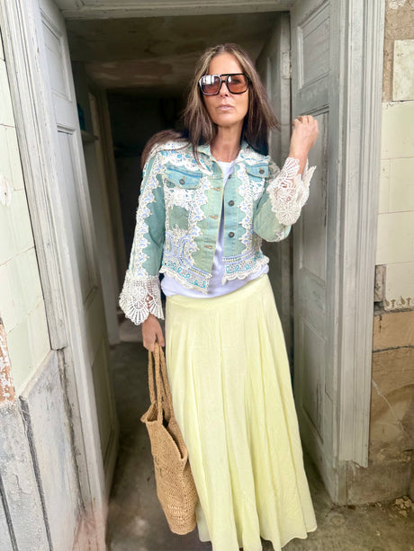 Perri Embellished Denim Jacket