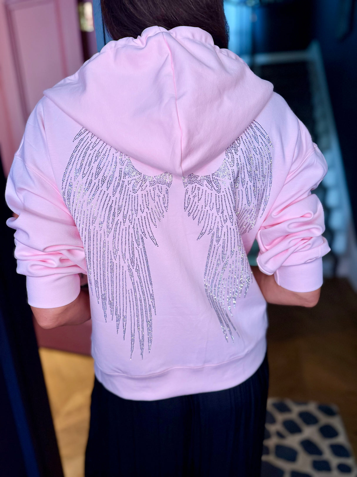 Angel Wing Hoodie - Pink