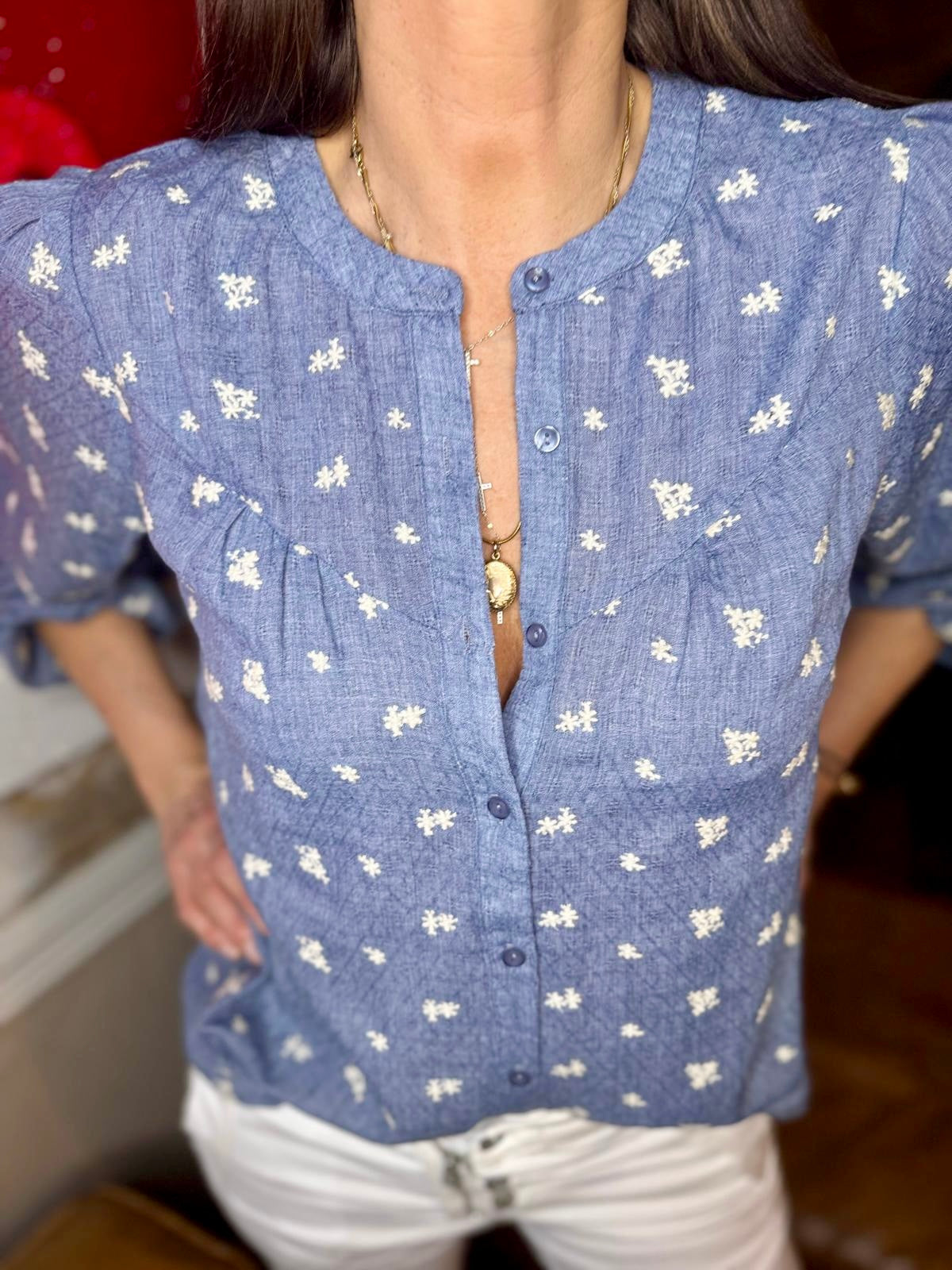 Camisa bordada Evona