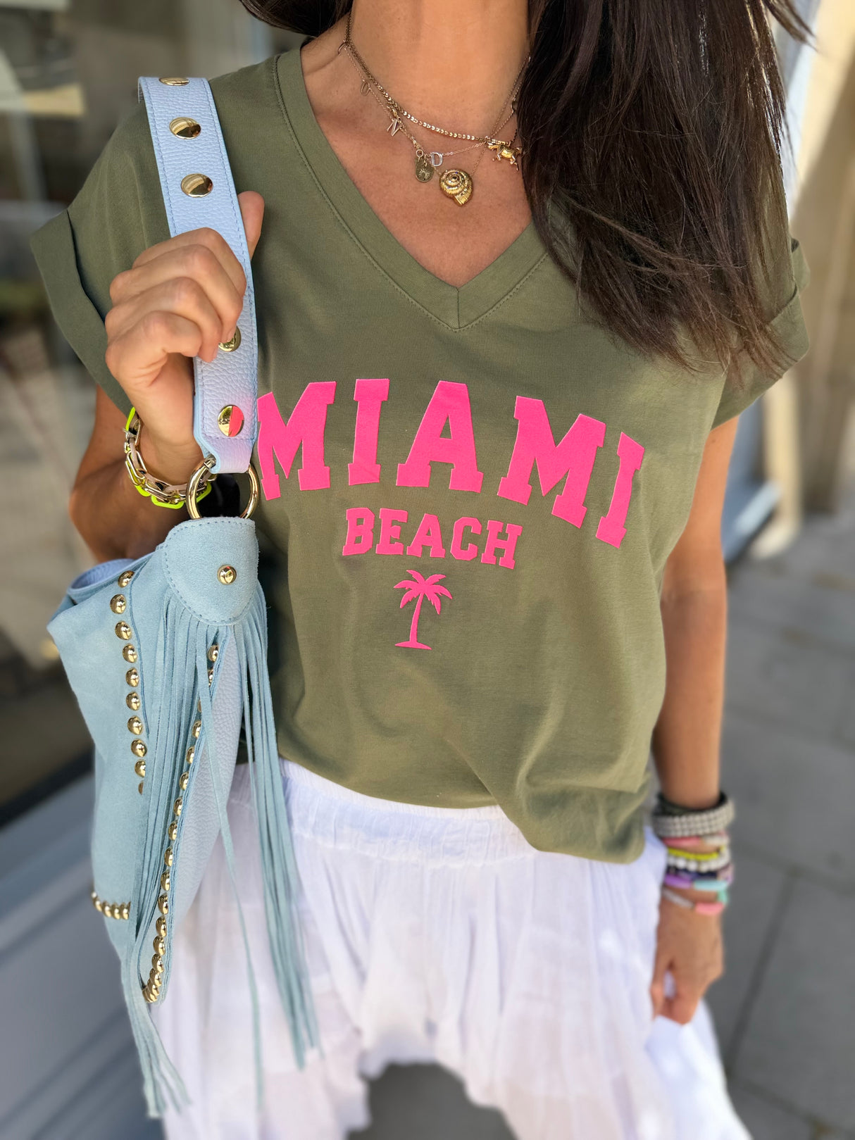 Miami Tee - Khaki