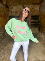 Good Vibes Sweatshirt - Mint