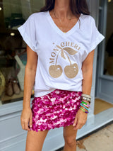 Mon Cheri Tee - White