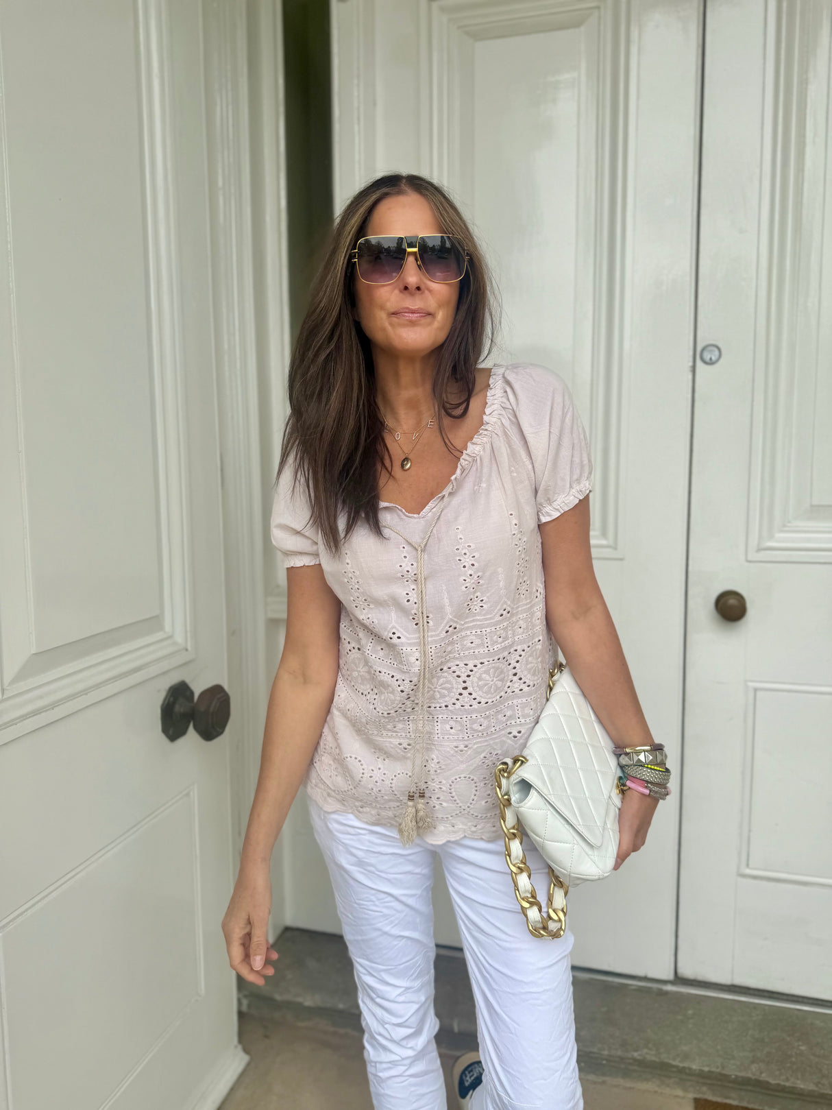 Florence Top - Stone