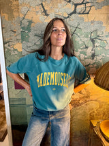 Mademoiselle Sweatshirt - Green/Yellow