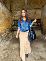 Tatiana Tiered Skirt - Caramel