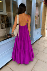 Dahlia Maxi Dress - Magenta