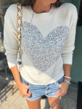 Smitten Knit Ecru/Grey