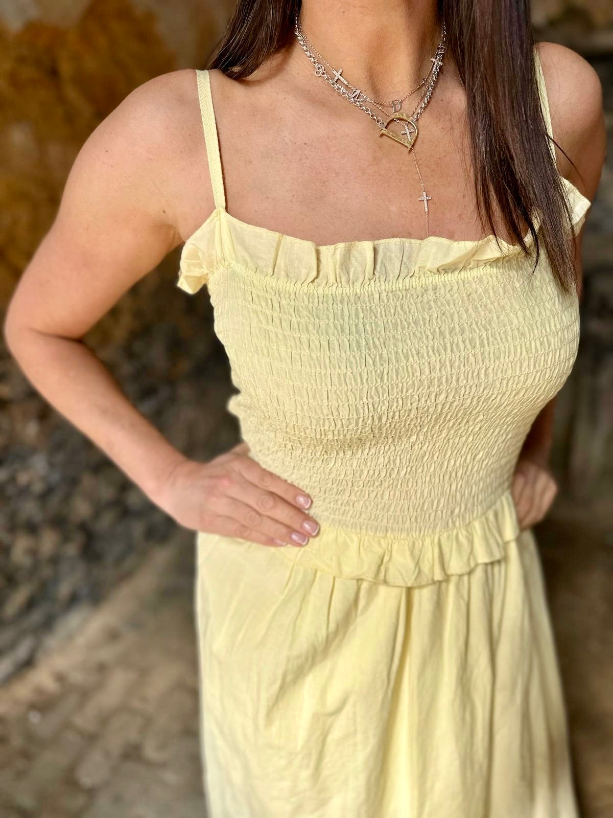 Meadow Maxi Dress - Yellow