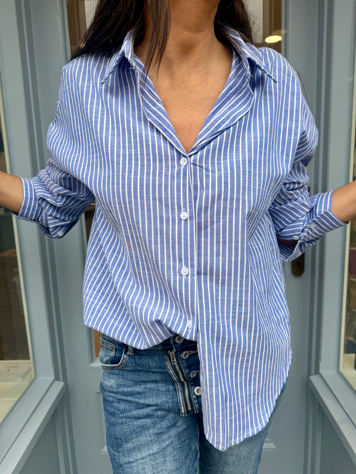 Lolly Stripe Linen Shirt
