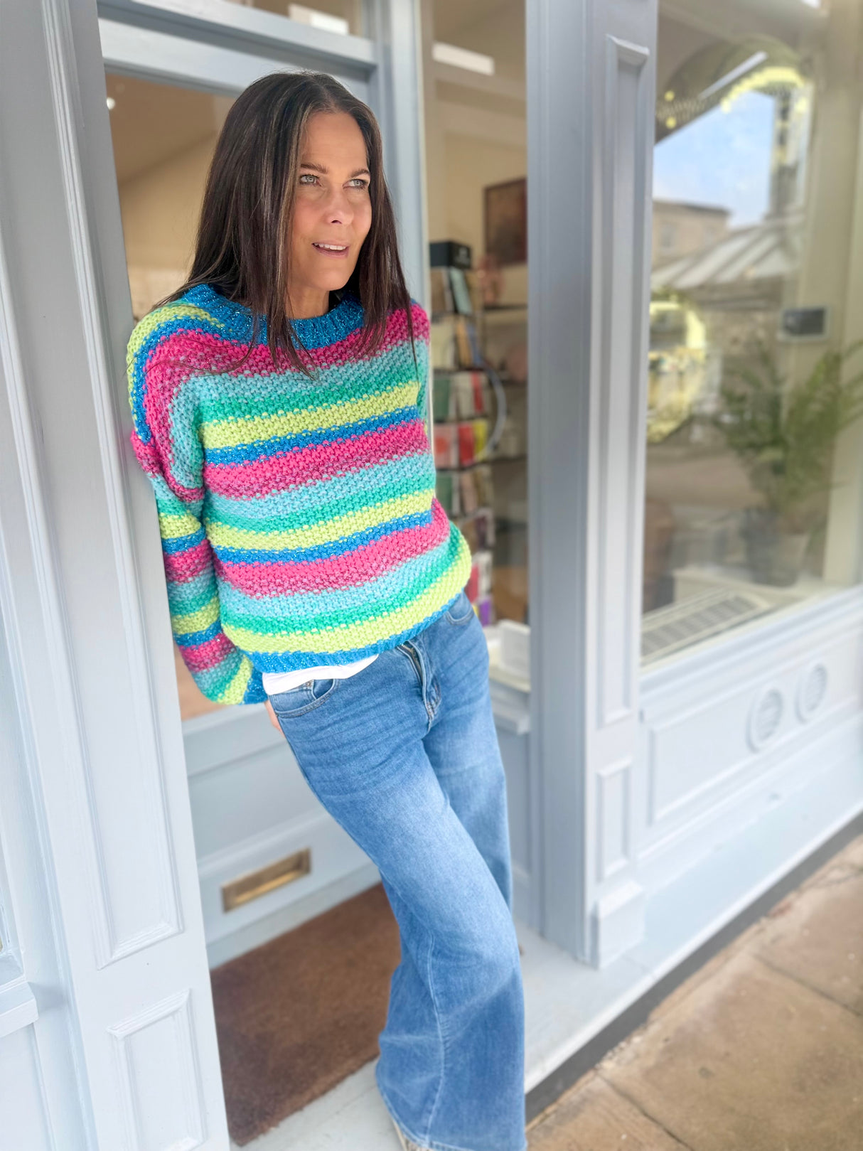 Rainbow Knit - Green