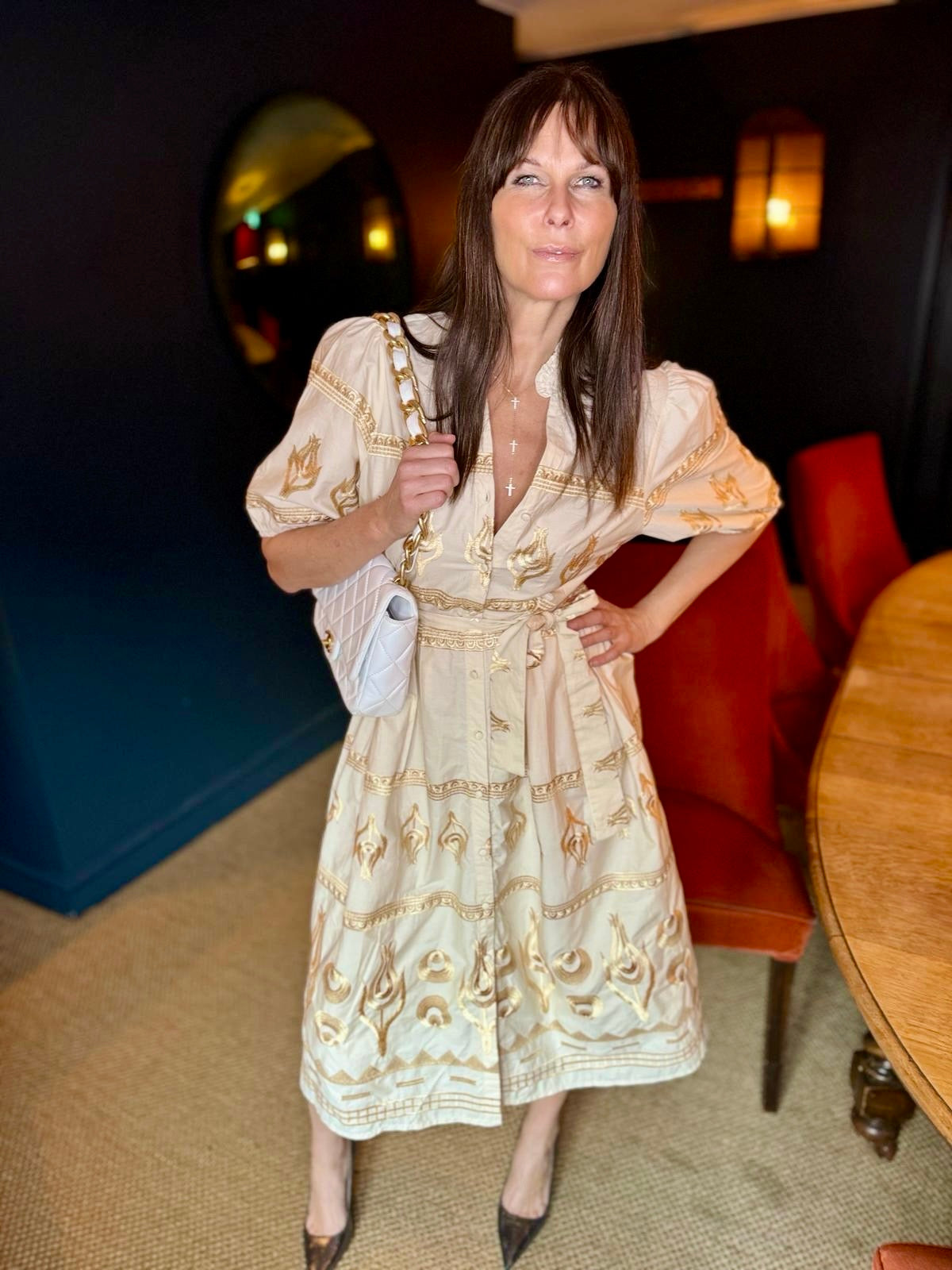 Henley Maxi Dress Vanilla