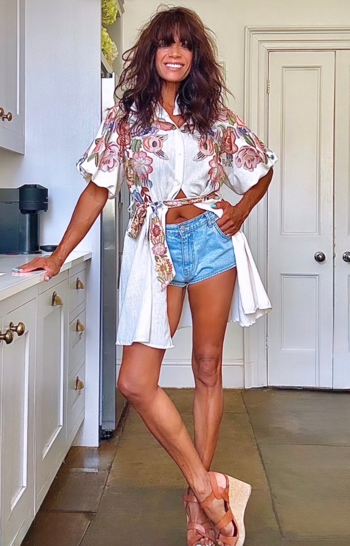 Lea Printed mini dress