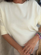 Lucie Lightweight Knit - Cream