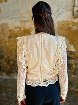 Reese Lace embroidered Top
