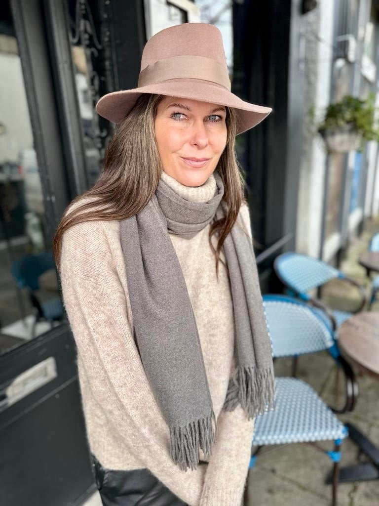 Cashmere Scarf Grey