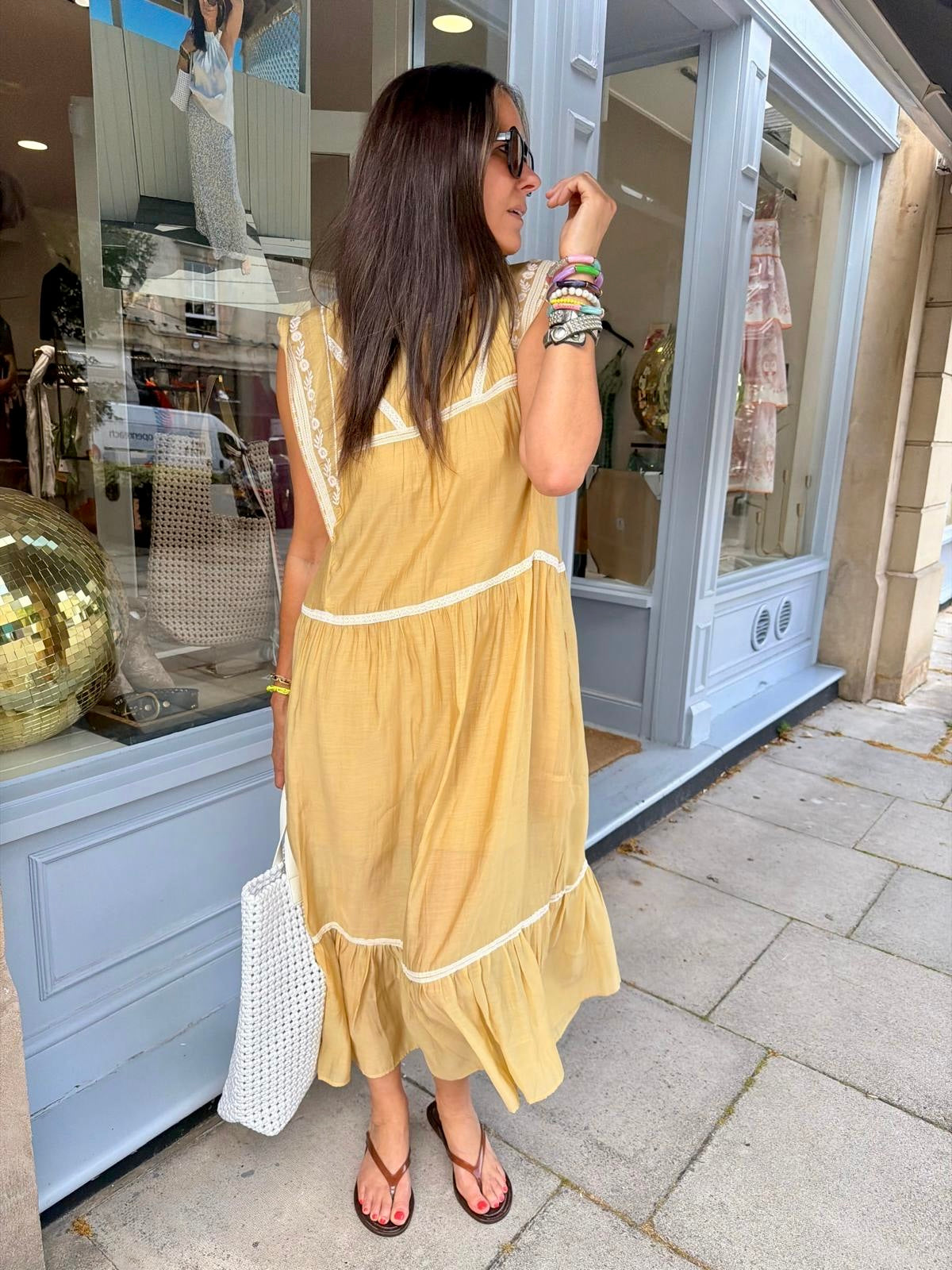 Wisteria Maxi - Mustard