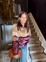 Isadora Bomber Jacket - Burgundy **LIMITED EDITION**