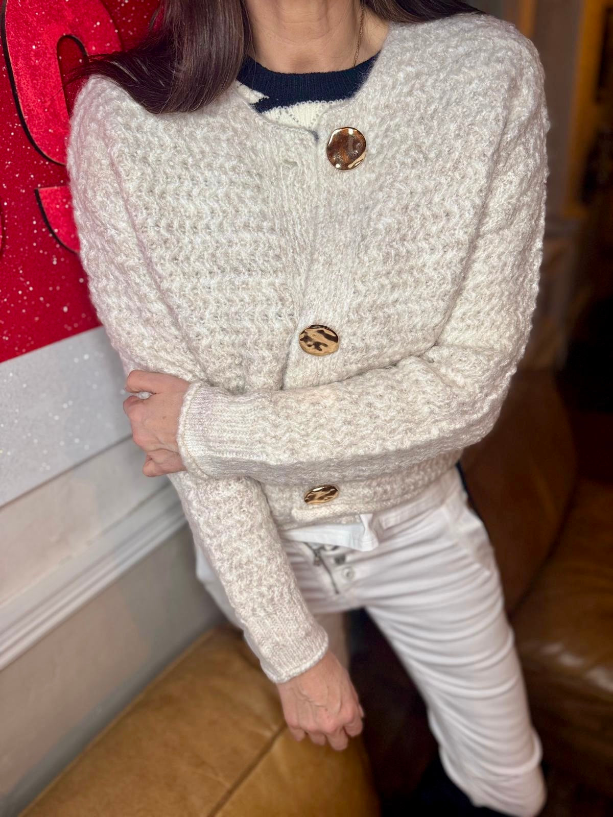 Chaqueta de punto Gysele