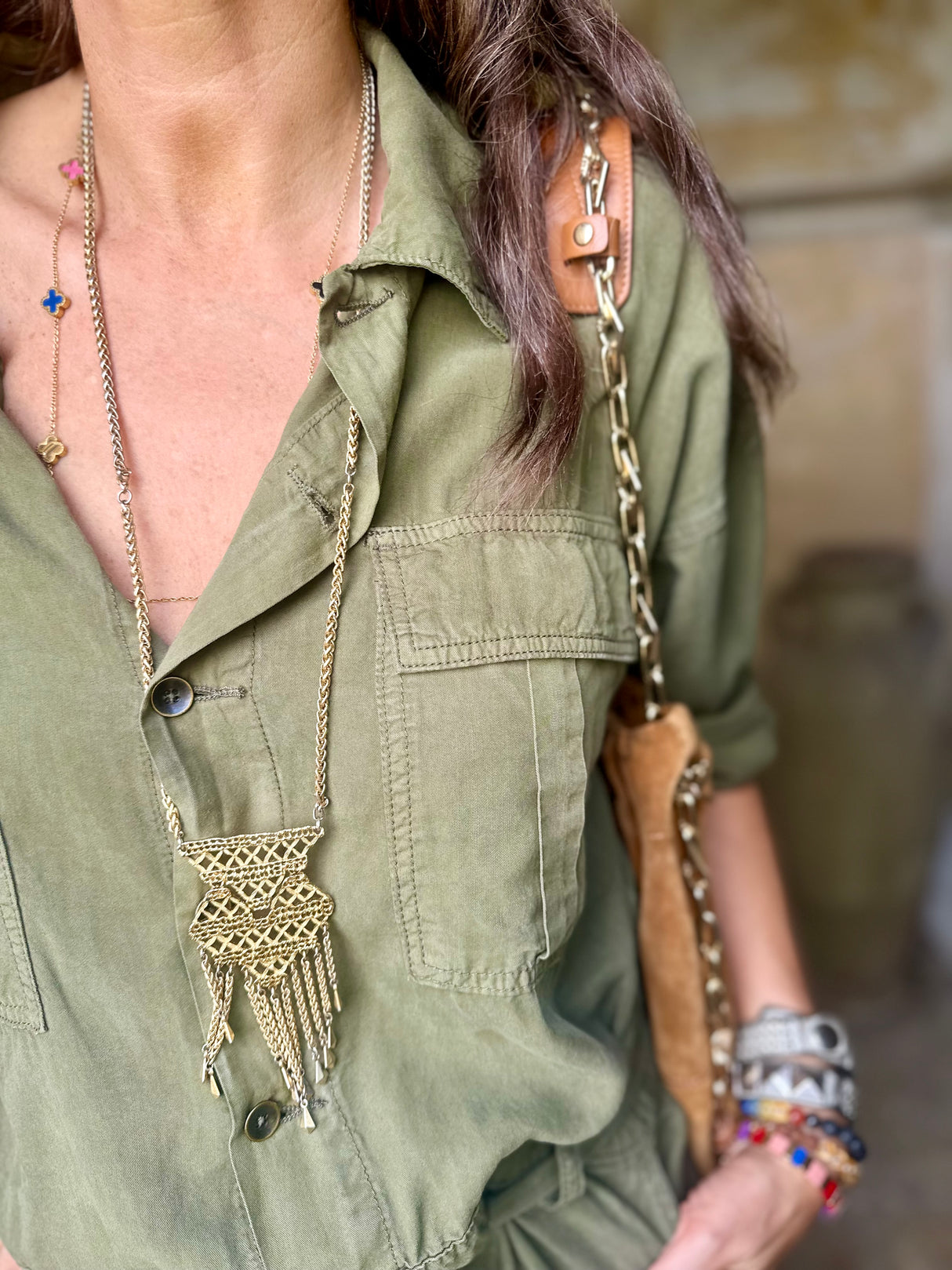 Vivienne Playsuit - Khaki