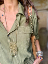 Vivienne Playsuit - Khaki