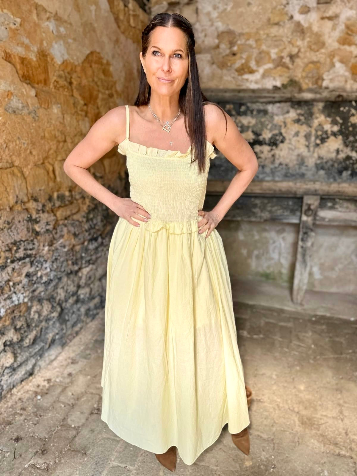 Meadow Maxi Dress - Yellow