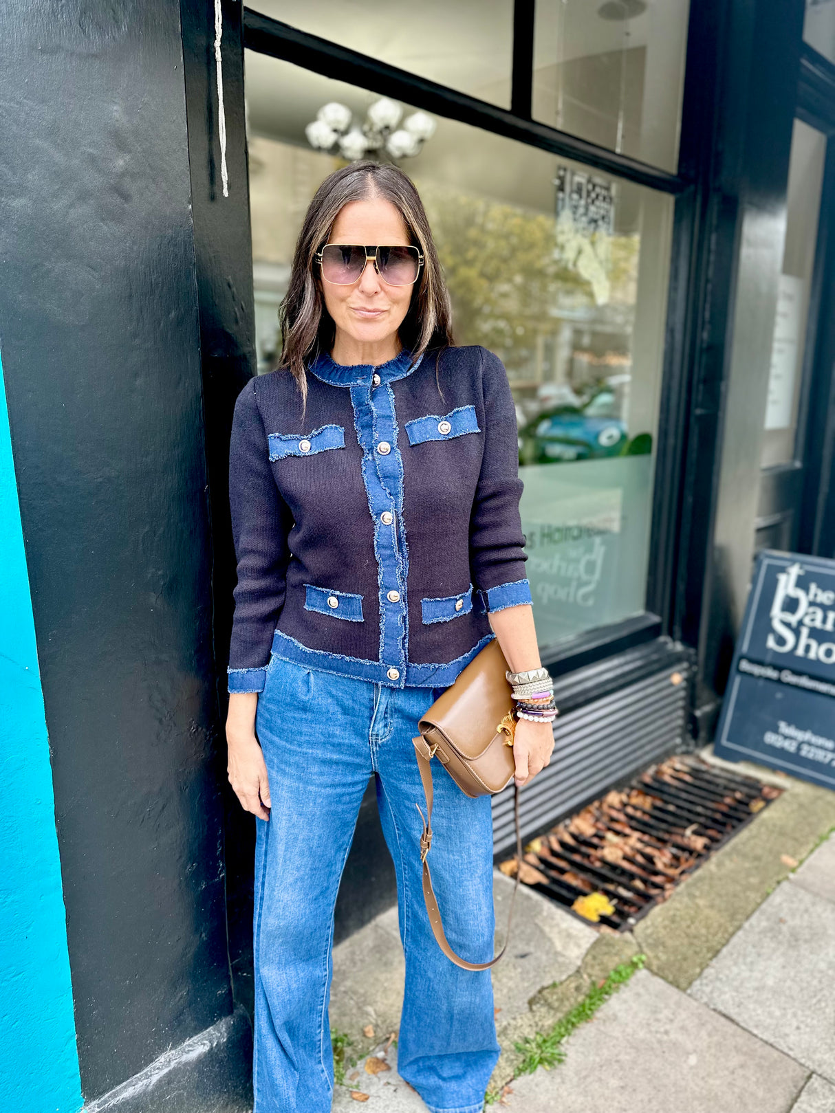 Dune Knitted Jacket - Black