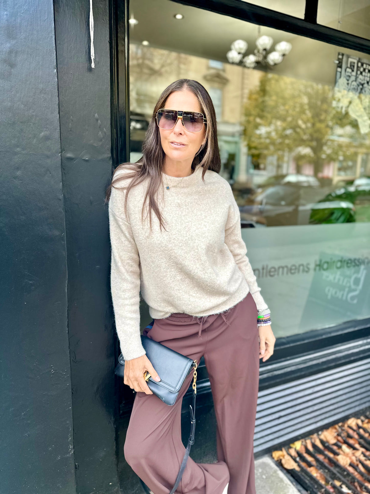 Coral Crew Neck Knit - Neutral