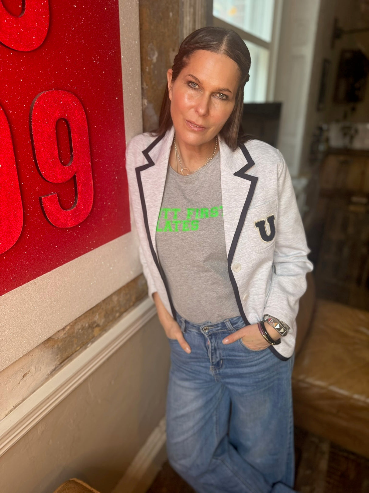 Chaqueta universitaria
