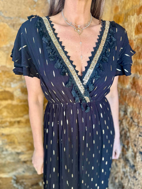 Juniper Maxi Dress - Black