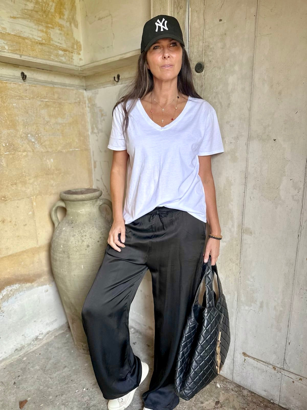 Isobel Tie-Waist Pant Black